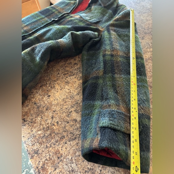 VTG H.W.Carter & Sons Men’s Heavy Wool Plaid Hunting/Chore Jacket,1960’s-70’s, L - Picture 15 of 16
